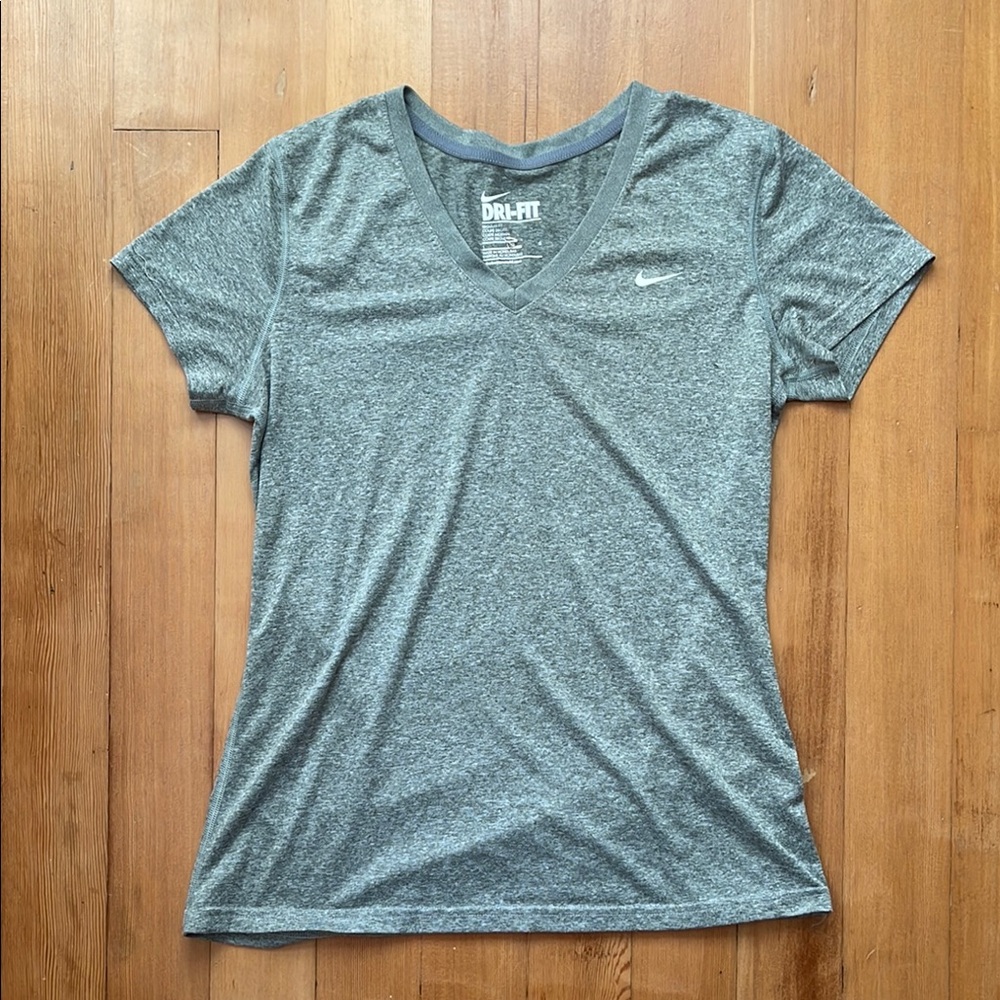 Nike Women's Gray Dri-FIT Top